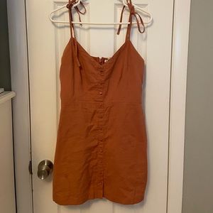 Abercrombie womens mini dress with tie straps